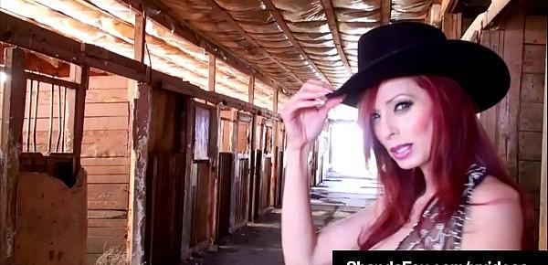  Canadian Cougar Shanda Fay Mounts Cock In Old Creepy Barn!